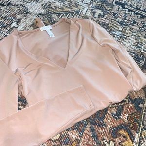 Nordstrom Leith Pinky Mauve Bodysuit